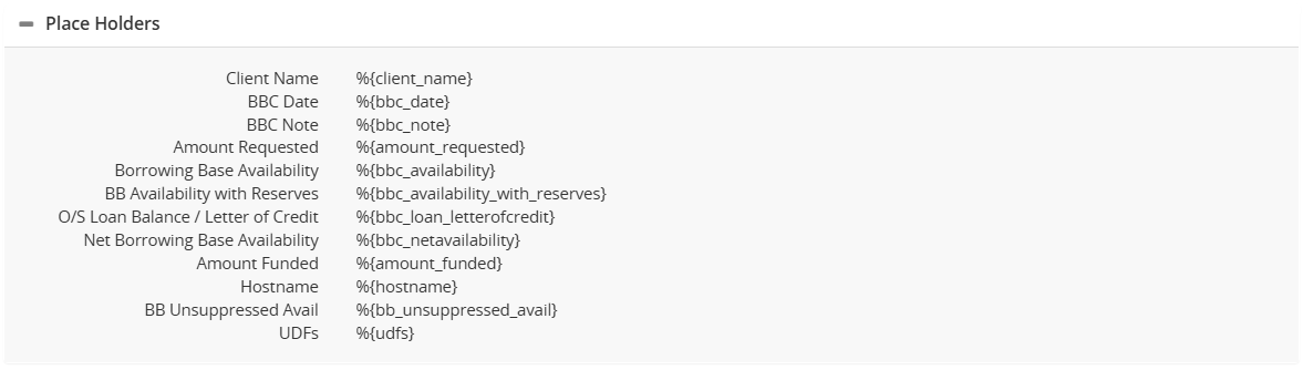 Text placeholders